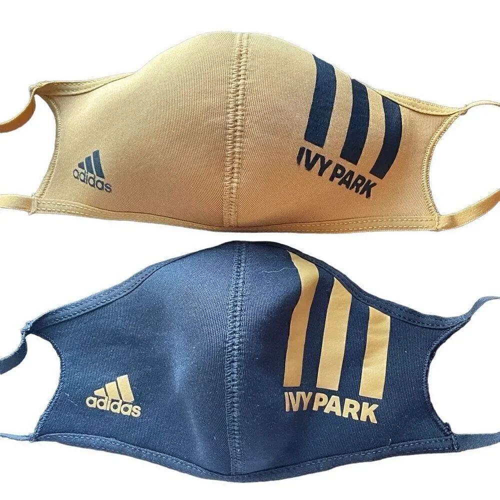 ADIDAS IVY PARK | gold & black face masks